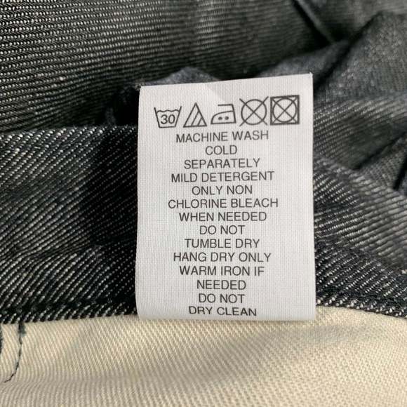 FABRIC BRAND & Co. Black Selvedge Denim Button Fly Jeans - Picture 6 of 6